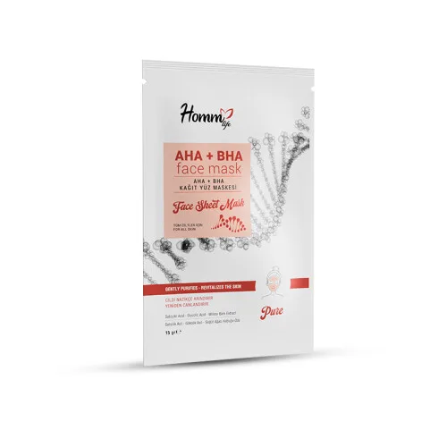 HOMM LIFE AHA-BHA KAĞIT YÜZ MASKESİ